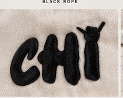 CHI logo embroidery detail